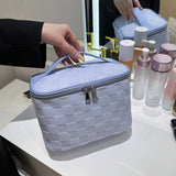 NEW LATTICE HIGH END LARGE CAPACITY COSMETIC BAG_CWAB4407