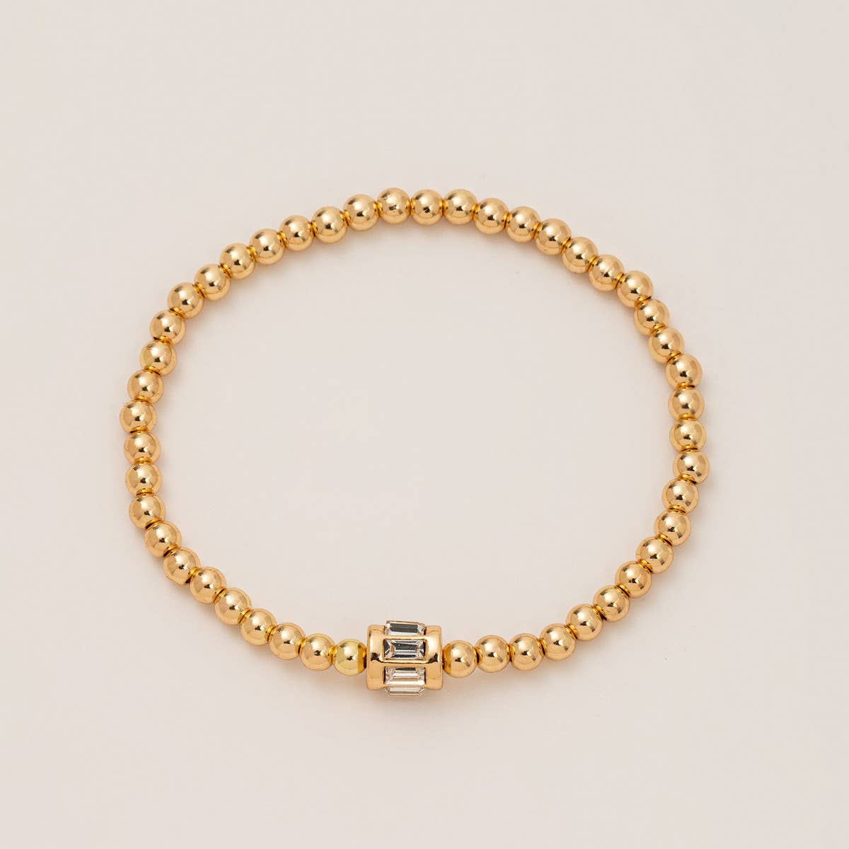 BEAD BIRTHSTONE BRACELET DECEMBER ZIRCON CHARM_CWMM6959