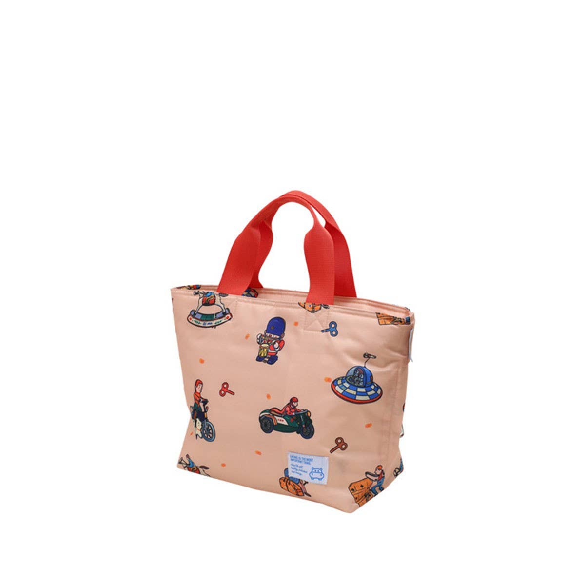 CUTE PRINTED WATERPROOF PORTABLE BENTO BAG_CWAB1829