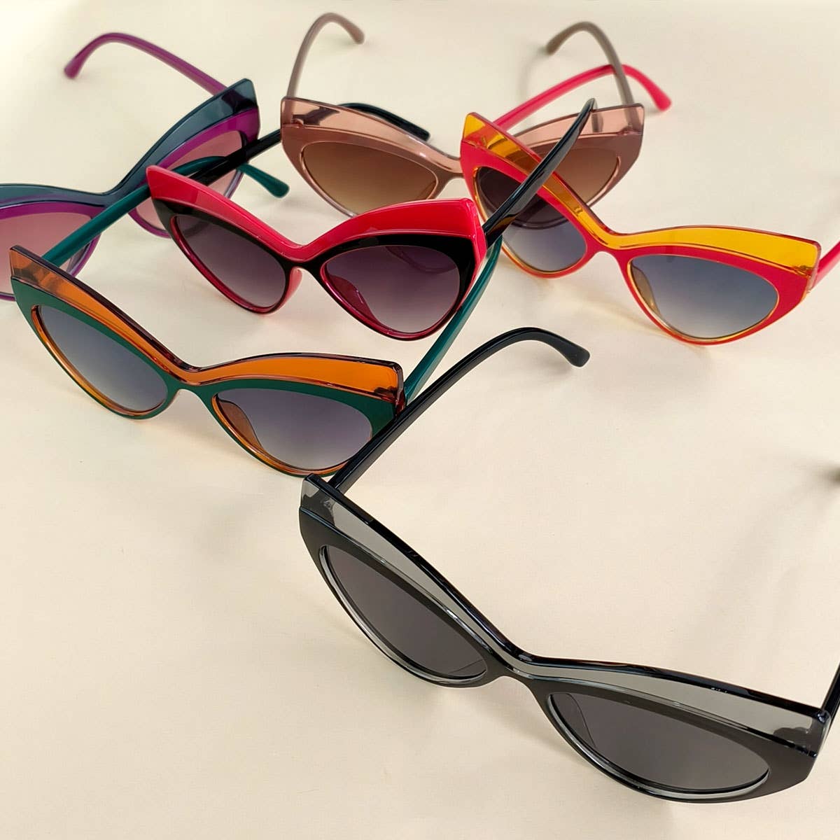 Fashionable Color Matching Large Frame Sunglasses_Cwasg0414