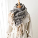 GEOMETRIC COLORBLOCK TASSEL SCARF FOR FALL WINTER_CWASC2773