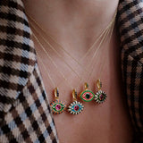 COLORFUL EVIL EYE PENDANT NECKLACE_CWMM5592