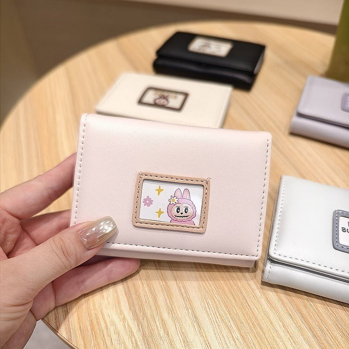 Cute Cartoon Mini 3-Fold Wallet For Students_Cwab06270