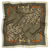 PAISLEY PRINT SATIN SCARF VERSATILE NECK WRAP_CWASC1171