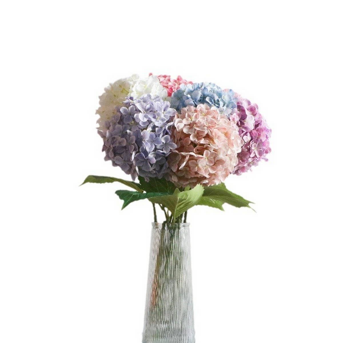 FAUX HYDRANGEA LOLLIPOP FLOWER FOR WEDDING DECOR_CWMM6579
