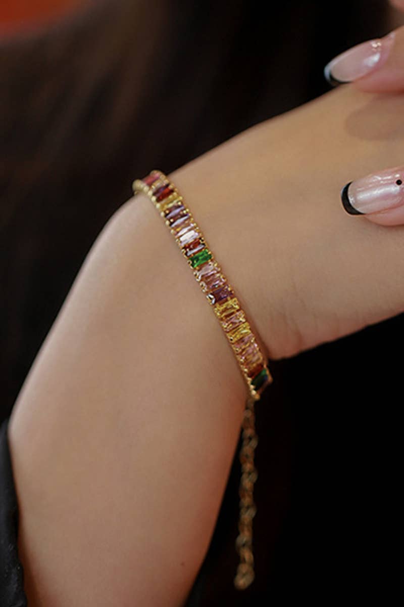 MULTICOLOR ZIRCON BRACELET_CWAJE0466