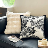 PLUSH THROW PILLOW COVER FOR SOFA LUMBAR SUPPORT_CWMM7701