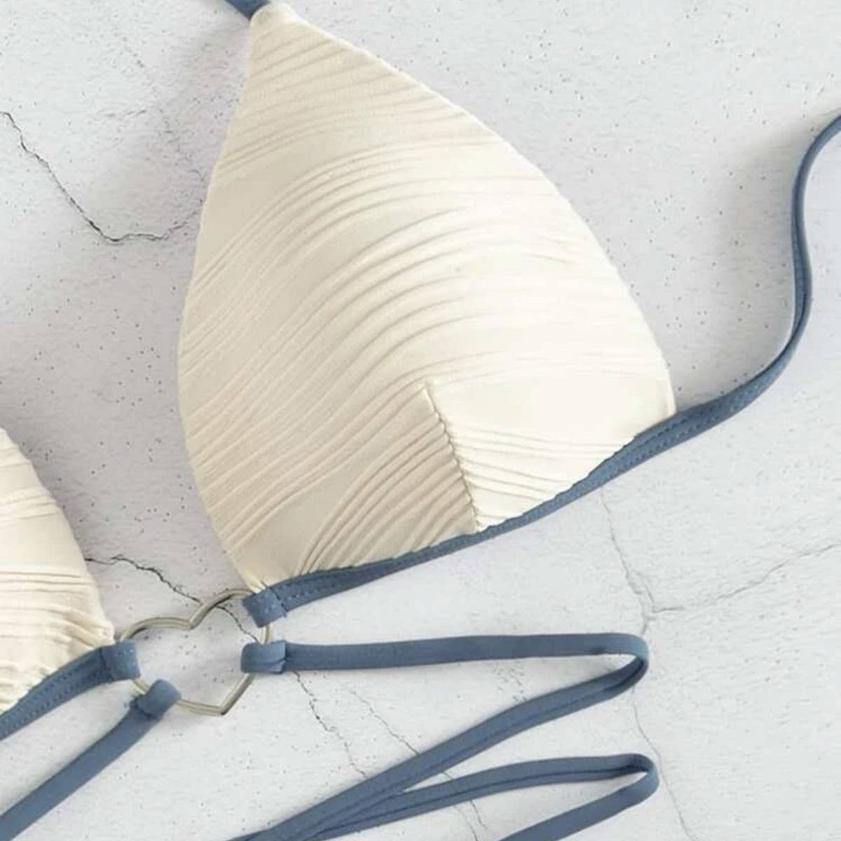 HARD CUP BIKINI SET TIE SIDE SEXY SWIMSUIT_CWMW0193