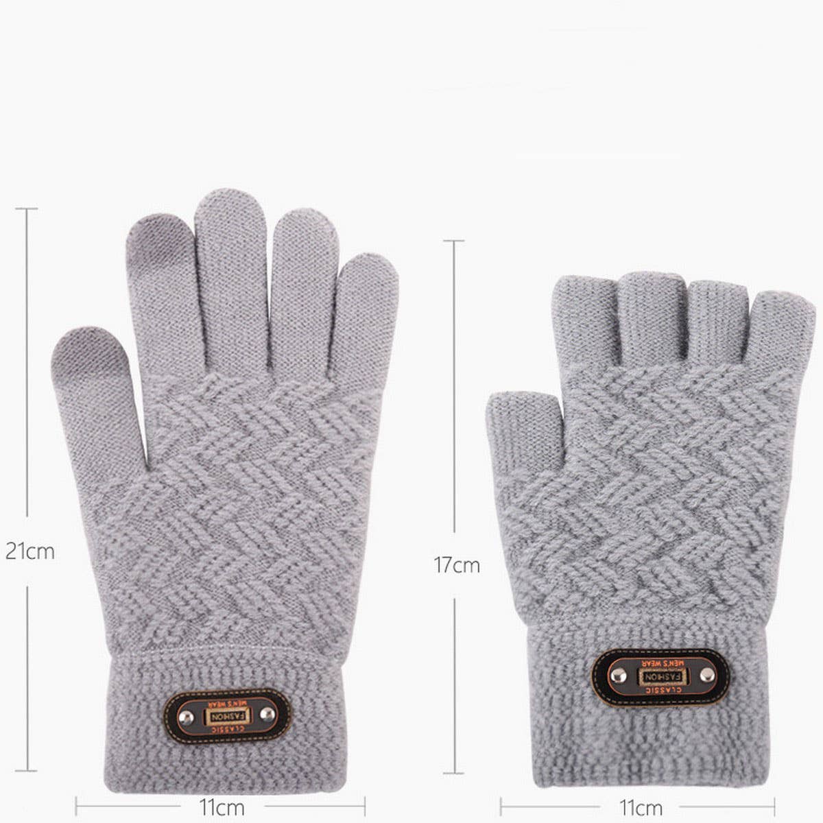 Winter Men'S Knitted Touchscreen Warm Gloves_Cwag0232