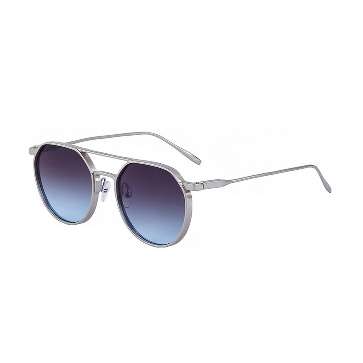 OVAL FRAME SUNGLASSES METALDOUBLE BRIDGESUNGLASSES_CWASG0560