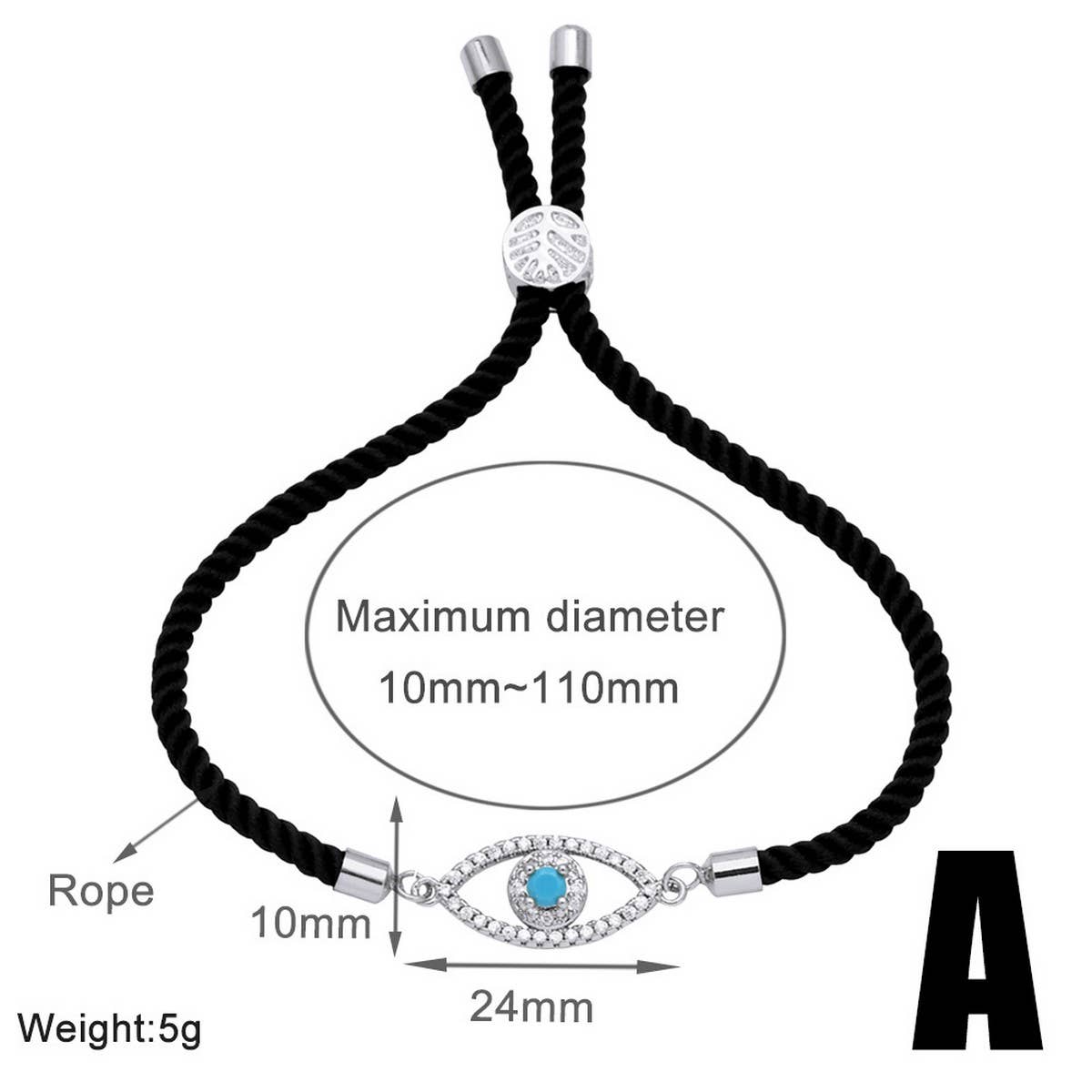 DEVILS EYE SET DIAMOND PEARL BRACELET_CWAJE0923