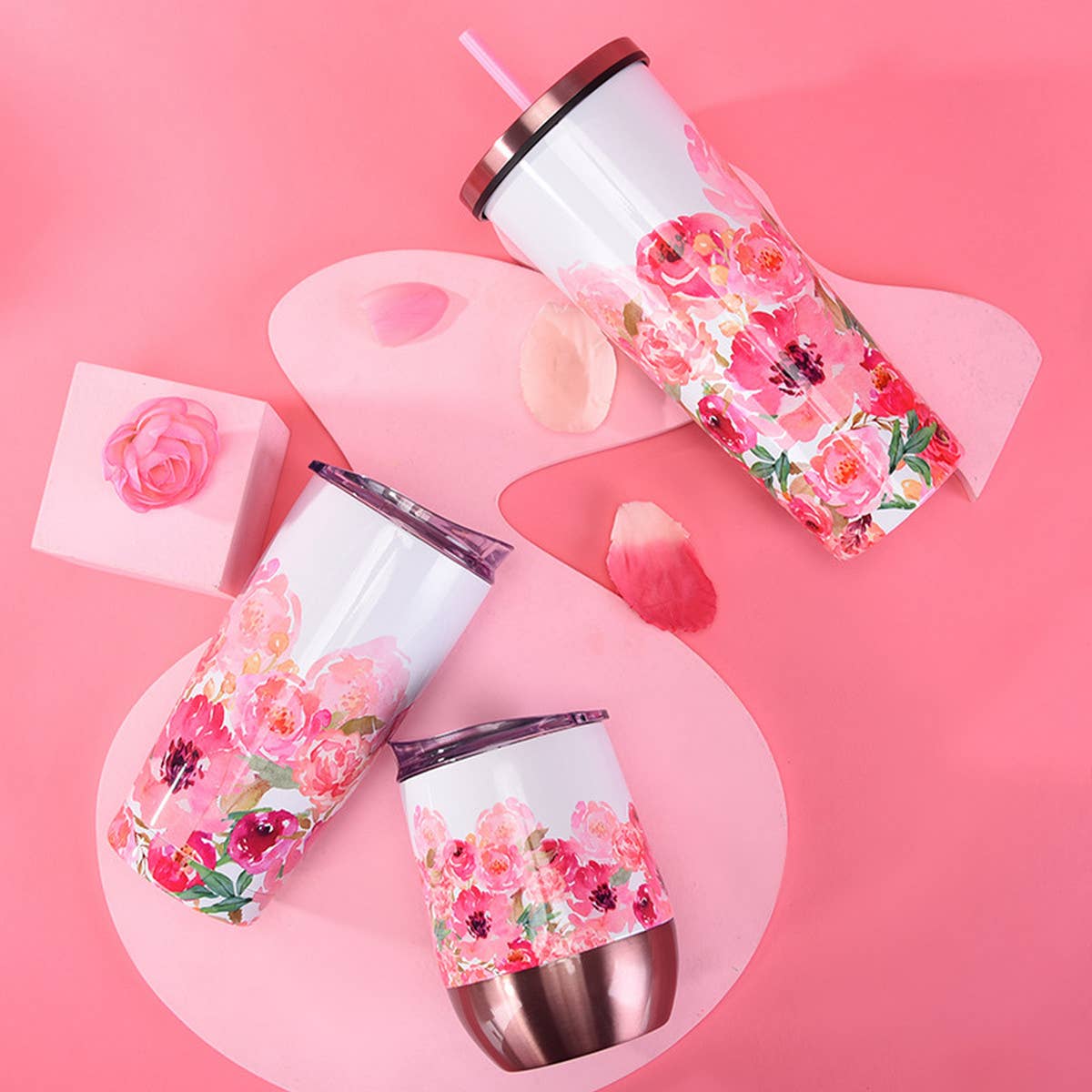 FASHIONABLE PRINTED STRAW THERMOS CUP_CWMM0991