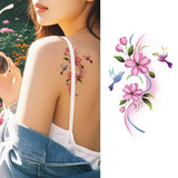 ELEGANT FLORAL ARM TATTOOS WATERPROOF LONG LASTING_CWMM8263