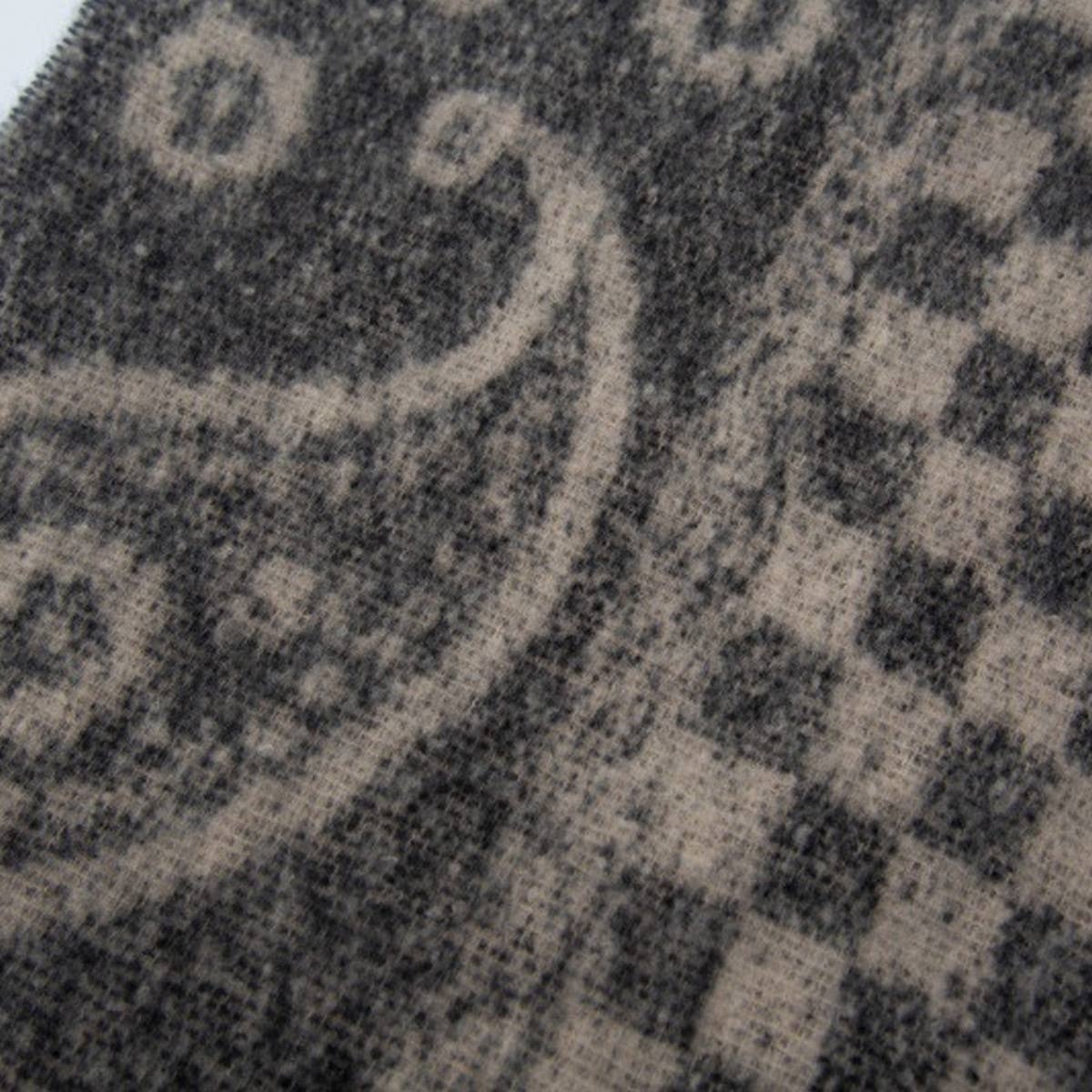 PAISLEY JACQUARD SCARF UNISEX WINTER SHAWL WRAP_CWASC0862