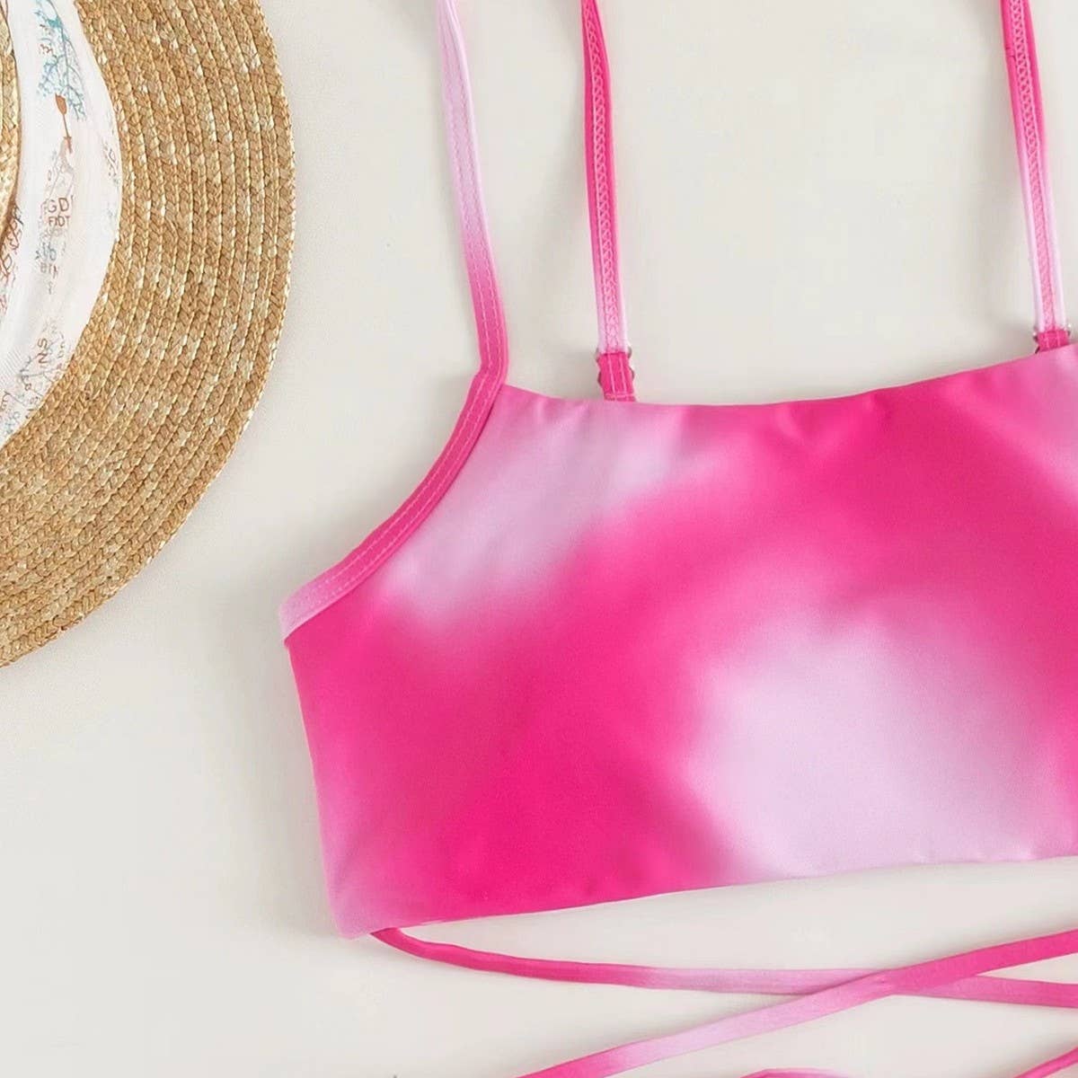 Tie-Dye Bikini Set 3 Piece With Mesh Skirt_Cwmw0143