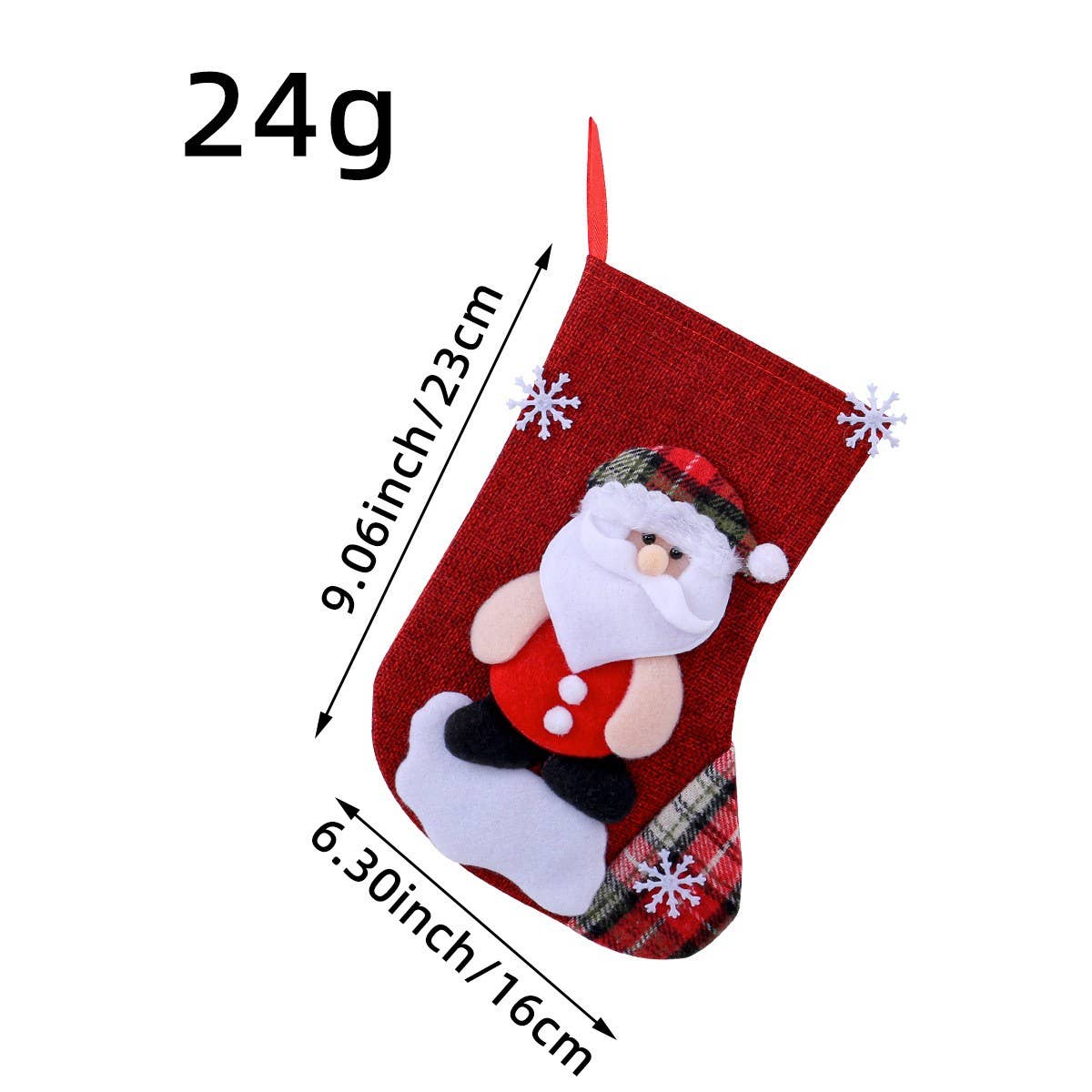CHRISTMAS STOCKING CANDY GIFT BAG LARGE DECORATION_CWMS1437