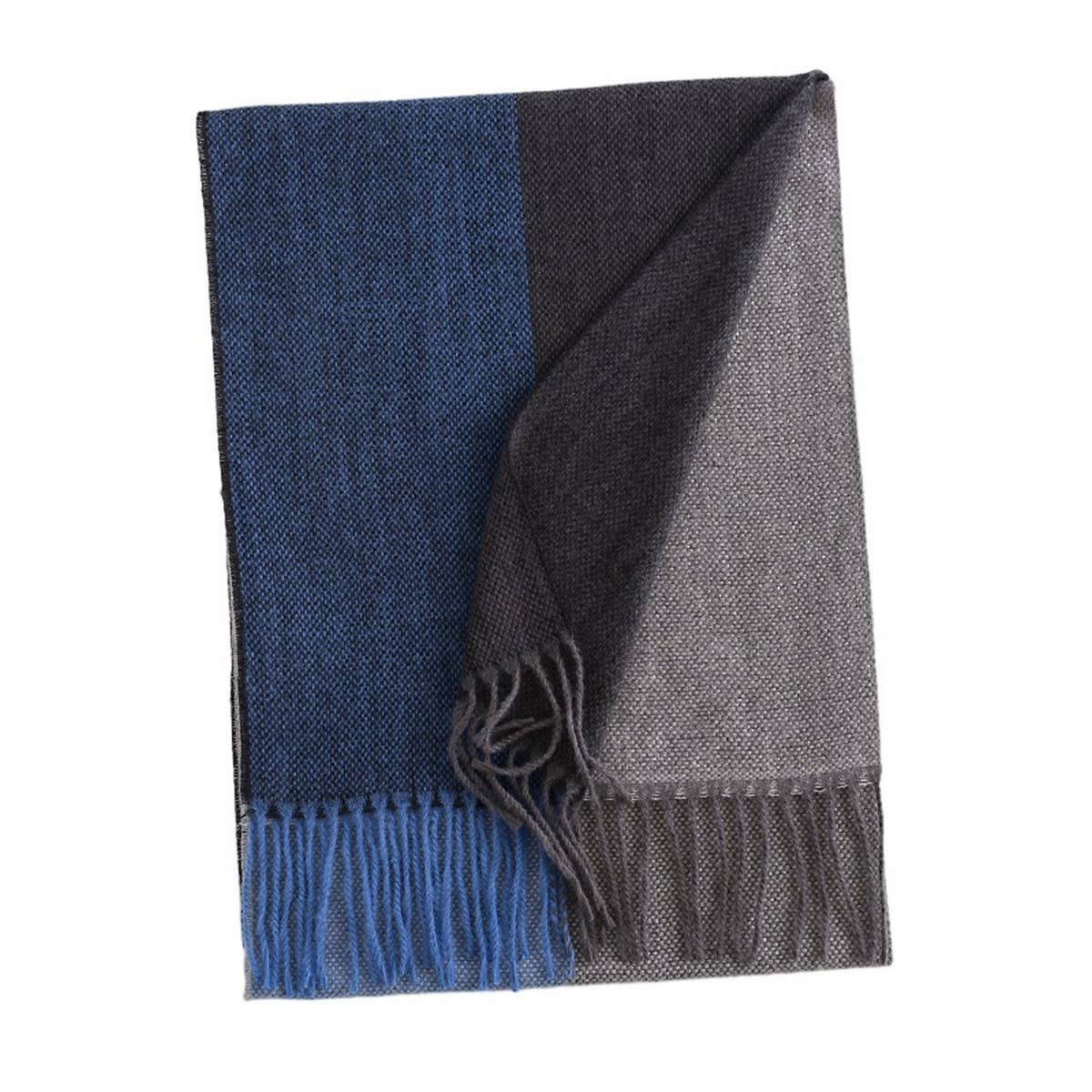 MENS PLAID COLORBLOCK SCARF WINTER WARM STYLE_CWASC0993