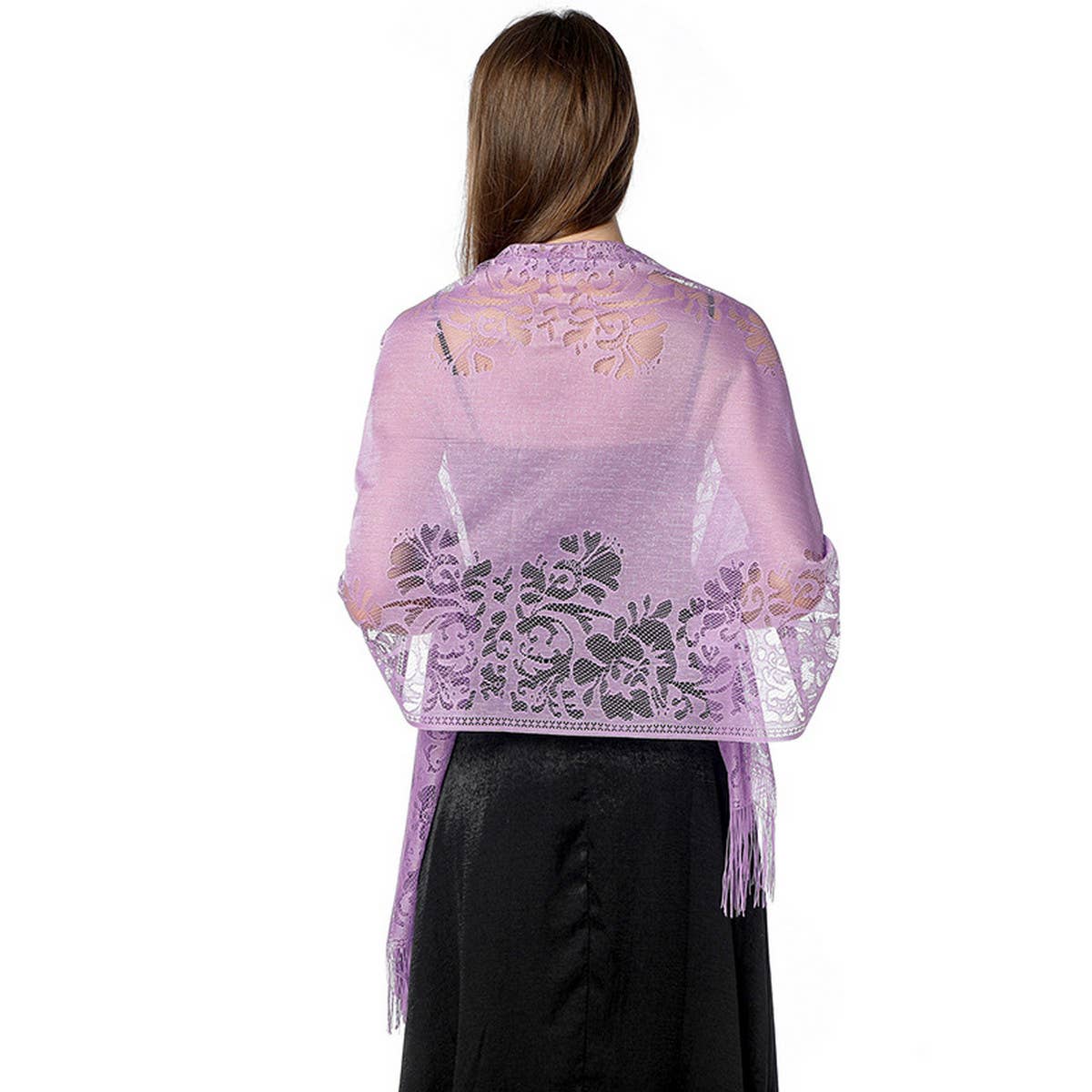 FASHIONABLE EVENING HOLLOW LACE SHAWL_CWASC1072