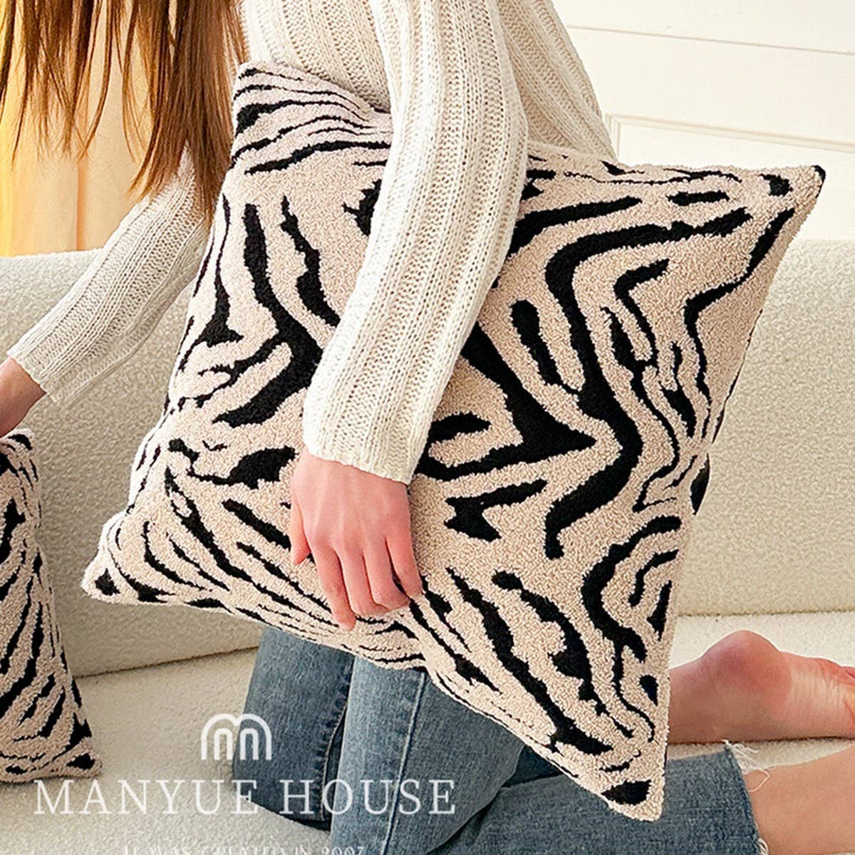 SOFA PILLOW COVER FOR LIVING ROOM BAY WINDOW_CWMM7698