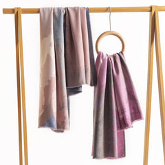 ETHNIC WAVE PATTERN SCARF SOFT WINTER WRAP_CWASC0469
