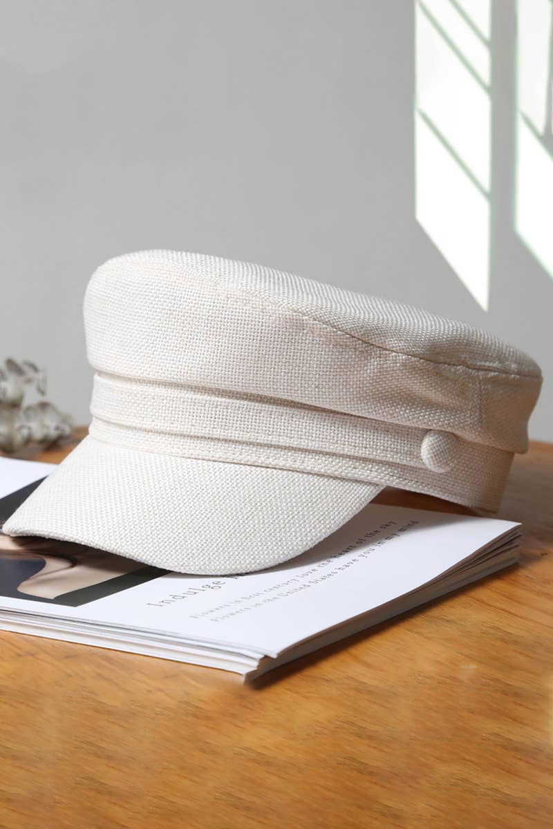 SOLID BAKER BOY HAT_CWAH0488