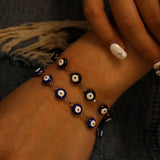 CLASSIC 18K STAINLESS STEEL EVIL EYE BRACELET_CWAJE4597
