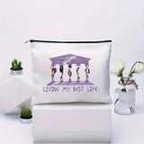 LETTER SIMPLE PRINT COSMETIC BAG_CWAB1784