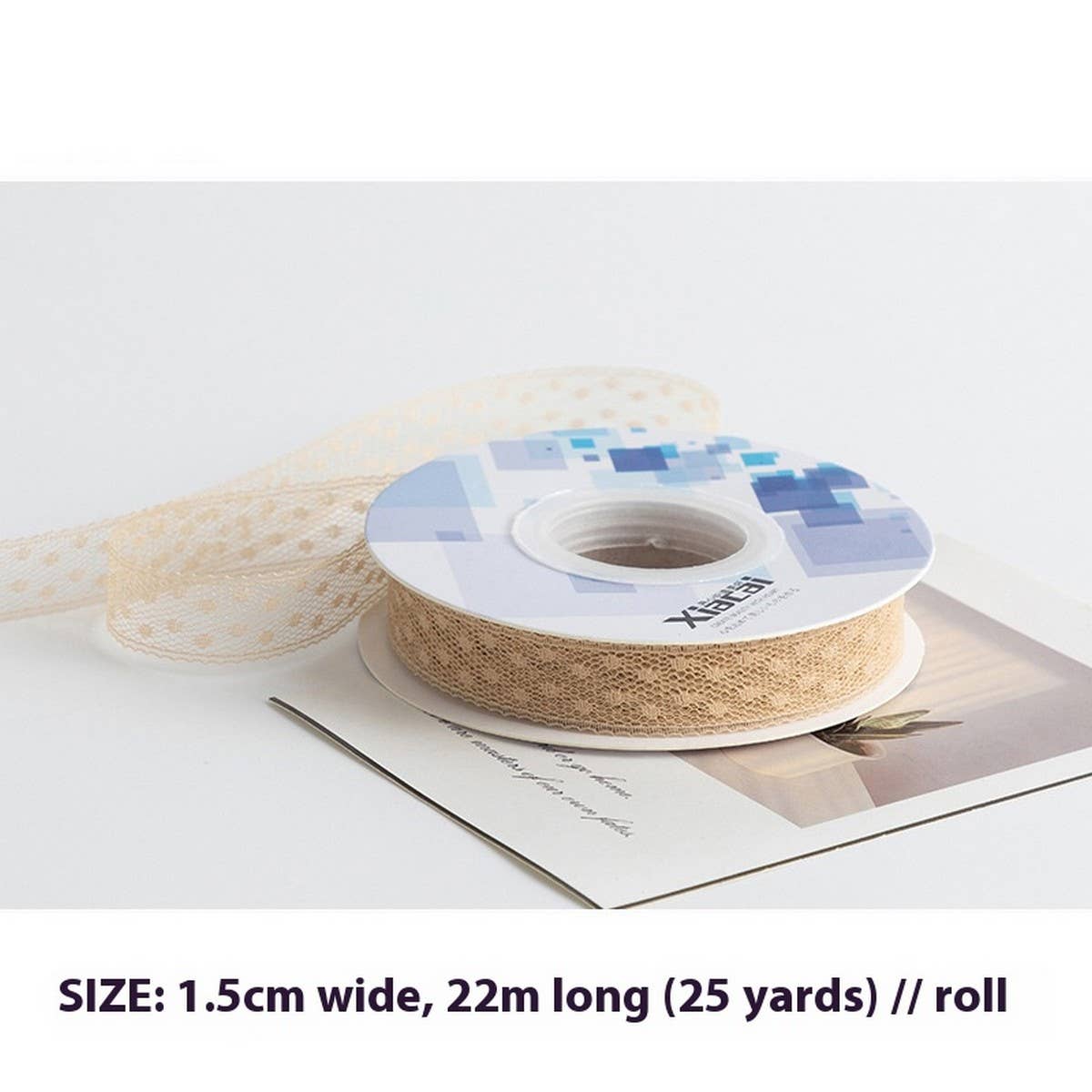 COLORFUL POLKA DOT LACE RIBBON DIY ACCESSORIES_CWMM5747