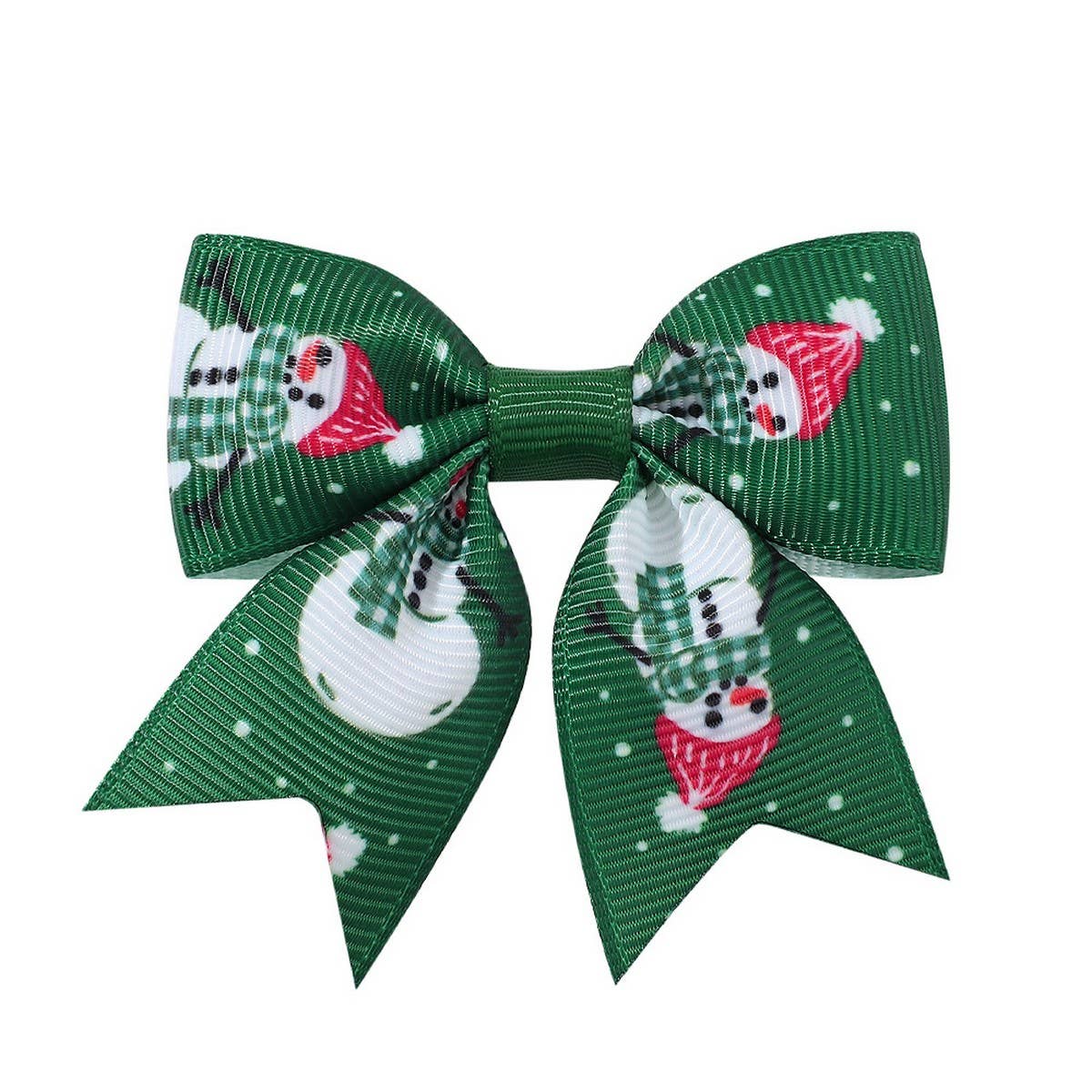 GIRLS XMAS HAIR CLIP WITH REINDEER SNOW_CWAHA6693