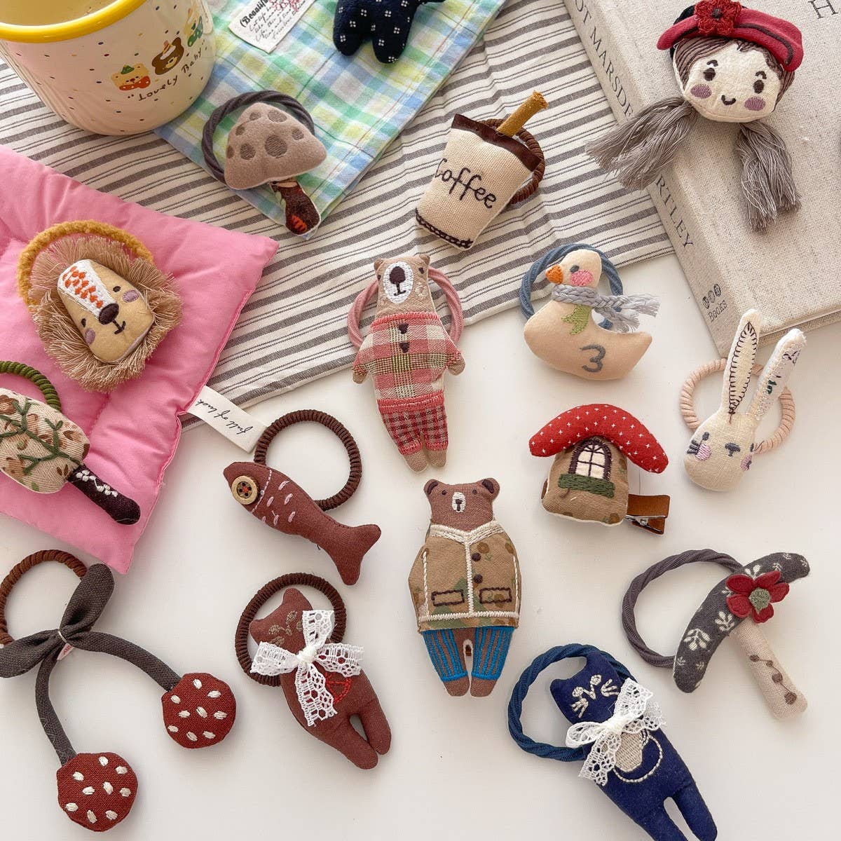 Cartoon Stuffed Fabric Hair Ties_Cwaha08362