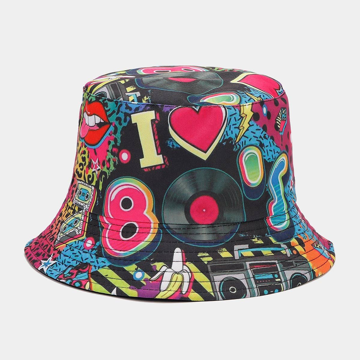 NOSTALGIC CLASSIC PARTY BUCKET HAT_CWAH1642