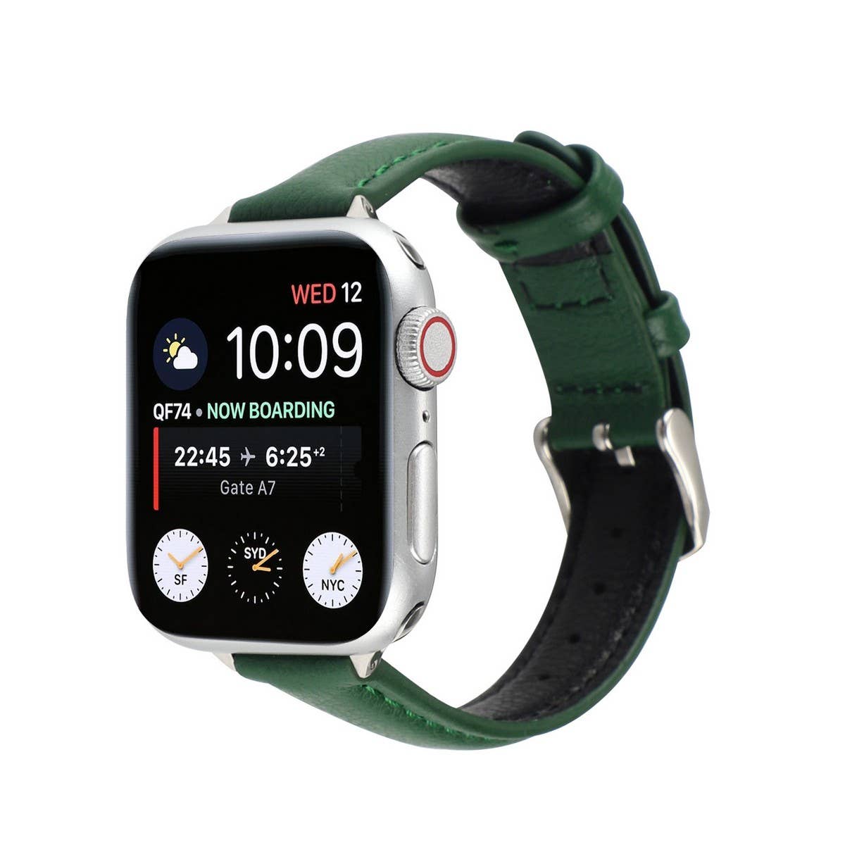 IWATCH9 1SE WOMENS APPLE WATCH8 SLIM LEATHER STRAP_CWWW0073