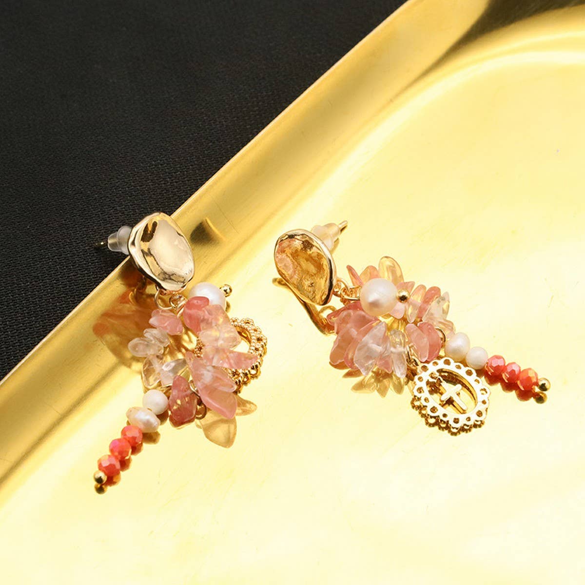 NEW NATURAL FRESHWATER CUTE PEARL EARRINGS_CWAJE3804