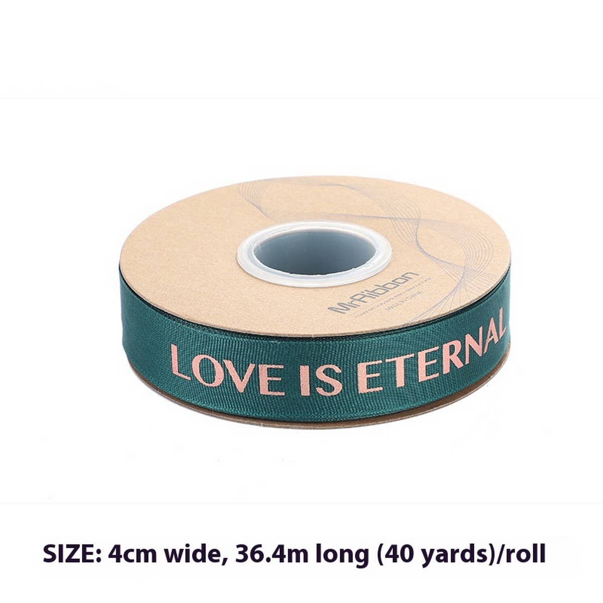 GOLD STAMPED THREADED RIBBON DIY BOW RIBBON_CWMM5778