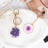 NEW NATURAL DRIED FLOWER KEYCHAIN PENDANT_CWMM3714