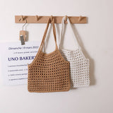 NEW STYLE HOLLOW PORTABLE HOLIDAY BEACH WOVEN BAG_CWAB1872