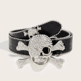 Cwabe0570_Casual Punk Skull Belt