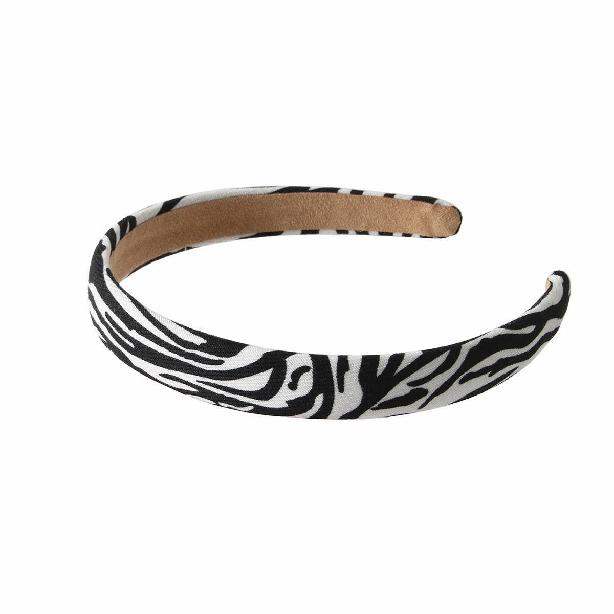 RETRO SPONGE LEOPARD PRINT HEADBAND_CWAHA1036