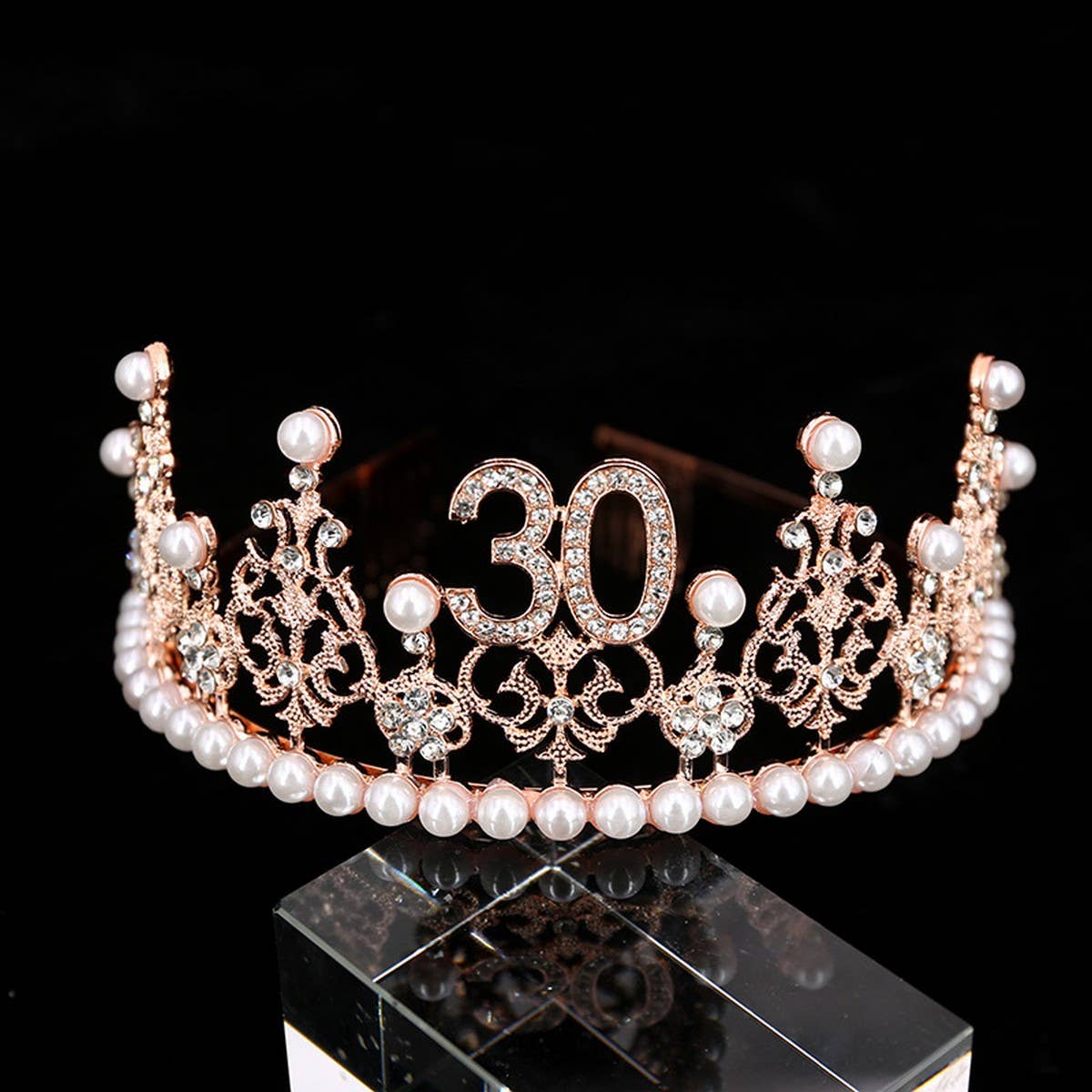 BIRTHDAY CELEBRATION WEDDING CRYSTAL HEADPIECE_CWMM2025