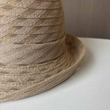 FLOWER HALF ROLL MESH SUN HAT_CWAB2902