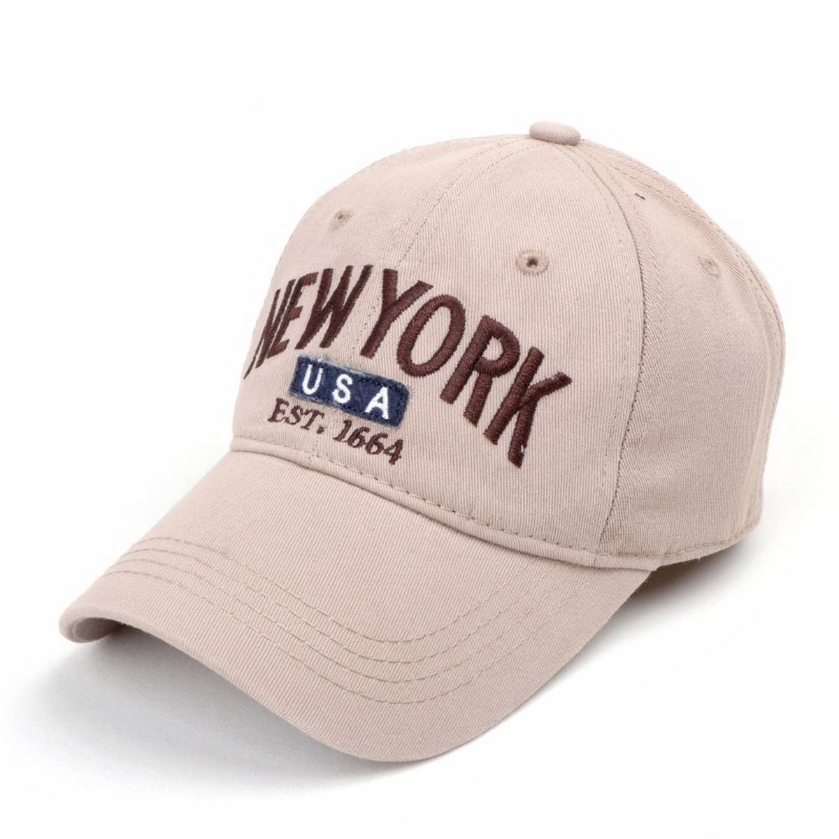 SOFT TOP BASEBALL CAP EMBROIDERED LETTER SUN HAT CWAH1535