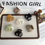 MEDIUM PUMPKIN ACETATE HAIR CLAW CLIP_CWAHA5957