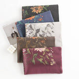 ROSE PRINT TASSEL SCARF BOHO FAUX CASHMERE WRAP_CWASC0456