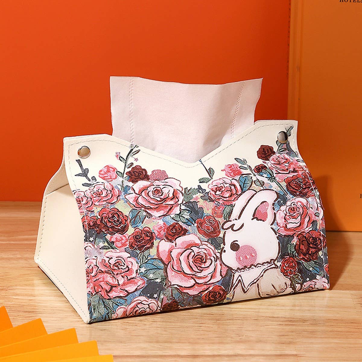 NEW HOUSEHOLD CUTE CARTOON RABBIT TISSUE BOX_CWMM2243