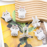 Cwaha1434_White Cartoon Rabbit Hair Claw Clip