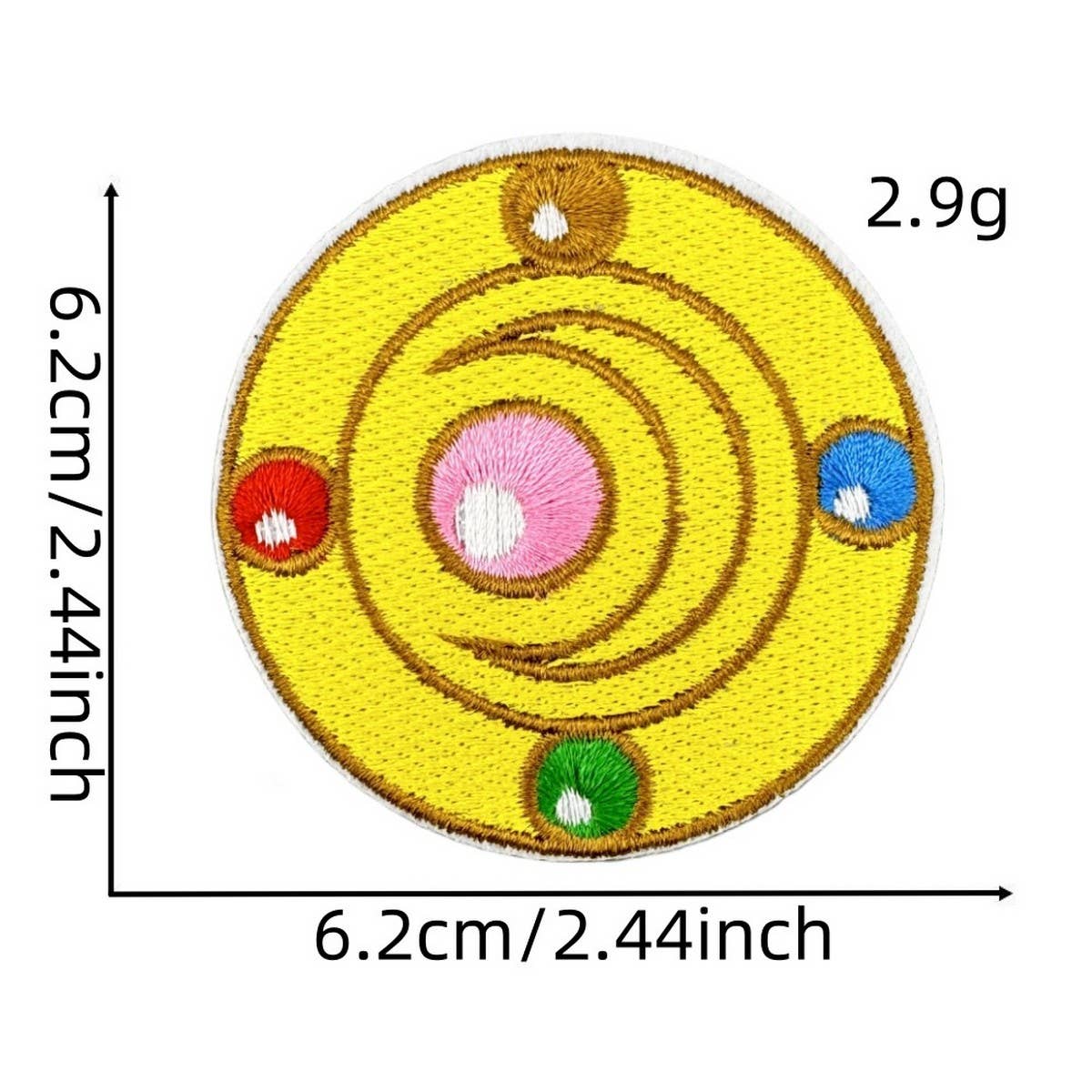 GIRL CARTOON MAGIC WARRIOR EMBROIDERED PATCH_CWMM4069