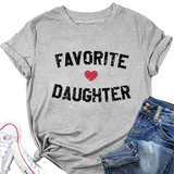 Trendy Short Sleeve Top For Women, Print Design