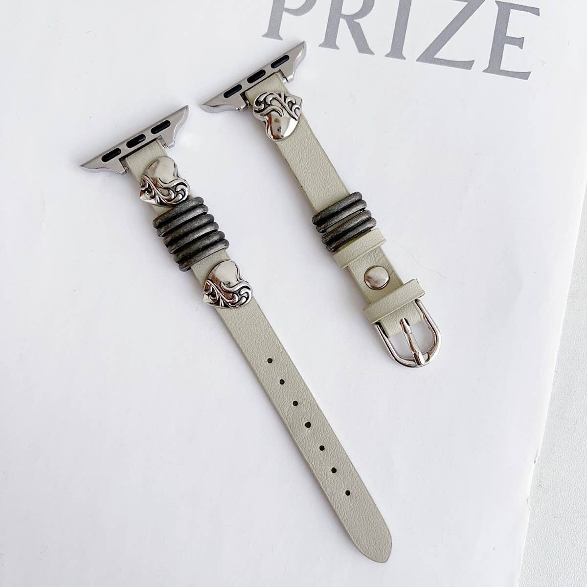 IWATCH9 1 14MM HEART LEATHER STRAP FOR APPLE WATCH_CWWW0068