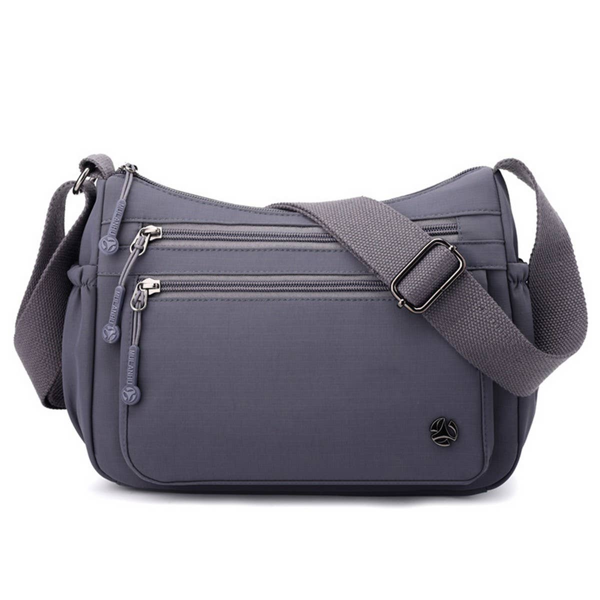 CASUAL SIMPLE MULTI LAYER NYLON SHOULDER BAG_CWASC1779