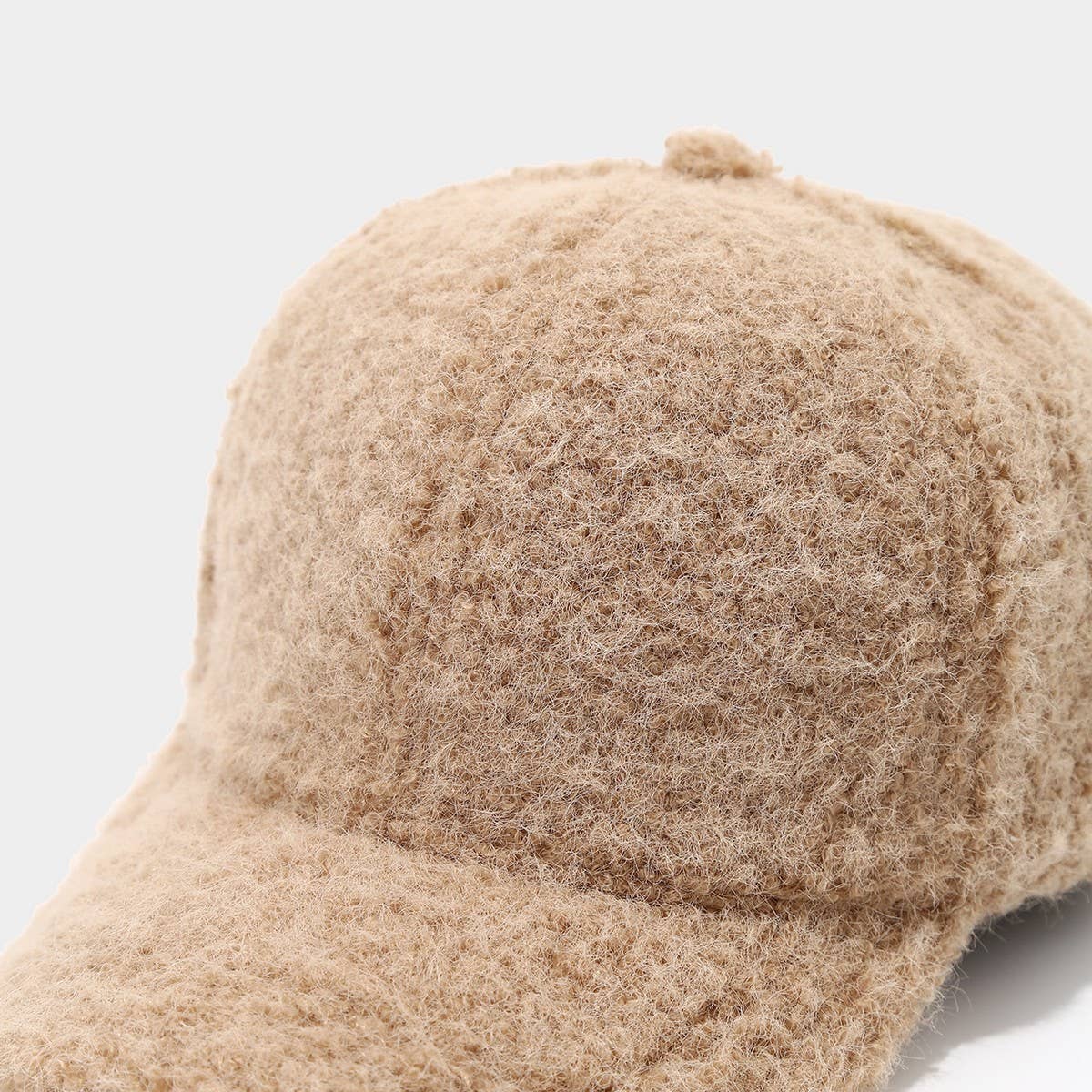 Winter Furry Baseball Cap Women Warm Casual Hat_Cwah04728